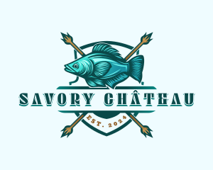 Fish Seafood Fisherman logo design