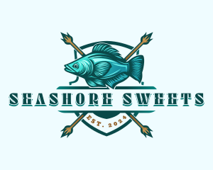 Fish Seafood Fisherman logo