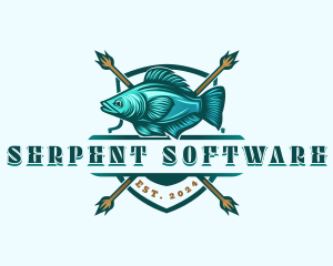 Fish Seafood Fisherman logo design