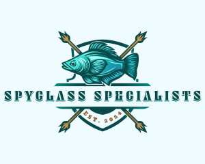 Fish Seafood Fisherman logo design