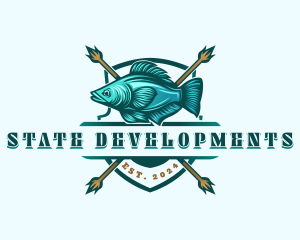 Fish Seafood Fisherman logo design