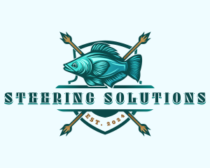 Fish Seafood Fisherman logo design