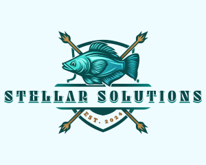 Fish Seafood Fisherman logo design