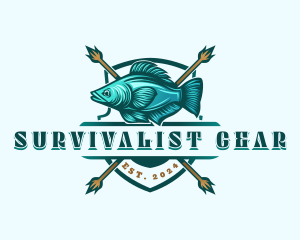 Fish Seafood Fisherman logo design