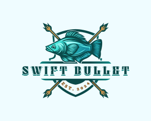 Fish Seafood Fisherman logo design