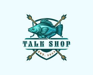 Fish Seafood Fisherman logo design