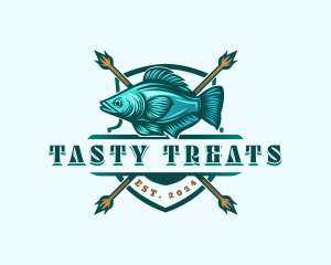 Fish Seafood Fisherman logo design