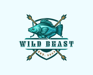 Fish Seafood Fisherman logo design