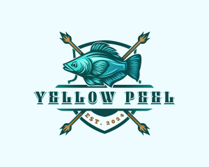 Fish Seafood Fisherman logo design