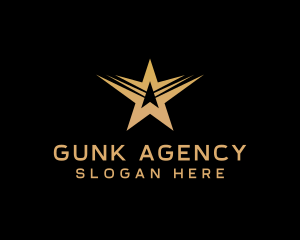 Professional Star Wings Agency logo design