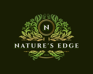 Nature Organic Foliage logo design