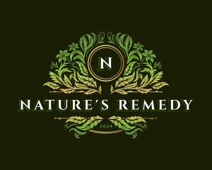 Nature Organic Foliage logo design