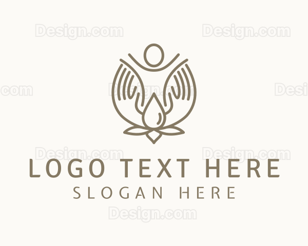 Health Spa Massage Logo