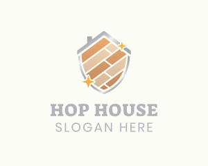 House Shield Flooring logo design