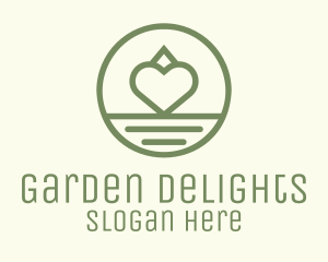 Green Heart Farm  logo design