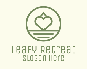 Green Heart Farm  logo design