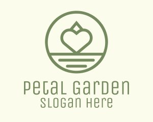 Green Heart Farm  logo design