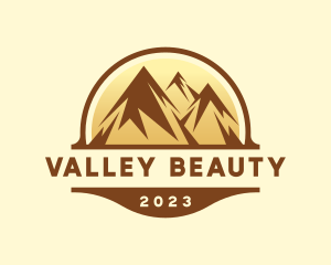 Mountain Alpine Scenery logo design