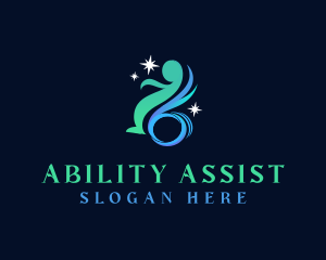 Human Wheelchair Disability logo