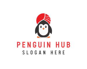 Turban Penguin Headdress logo