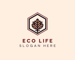 Eco Tree Leaf logo design