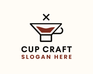Modern Coffee Cup logo