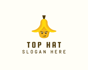 Banana Peel Hat logo design