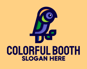 Colorful Parrot Branch logo design