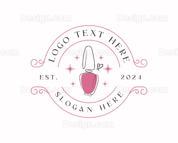 Nail Polish Salon Logo