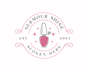 Nail Polish Salon logo design