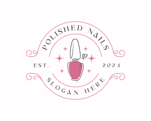 Nail Polish Salon logo design