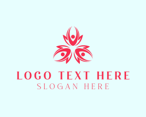 Flower Yoga People logo