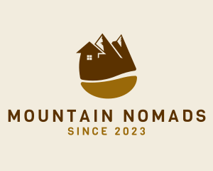 Coffee House Mountains  logo design