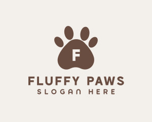 Pet Dog Paw logo design