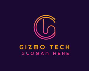 Tech Programming Letter G logo design