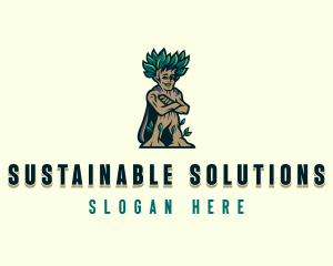 Sustainable Garden Tree logo design