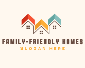 Residence House Roof logo design