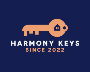 House Locksmith Key logo design