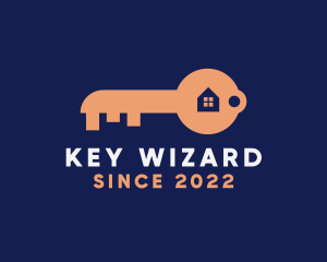 House Locksmith Key logo design