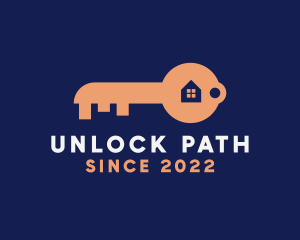 House Locksmith Key logo design