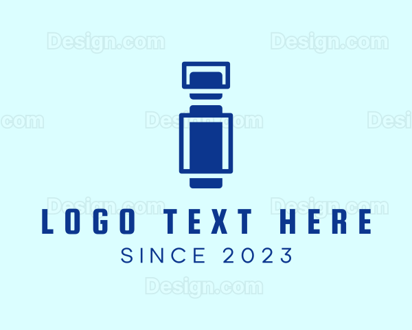 Futuristic Tech Letter I Company Logo