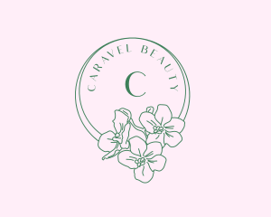 Orchid Flower Wellness Spa logo design