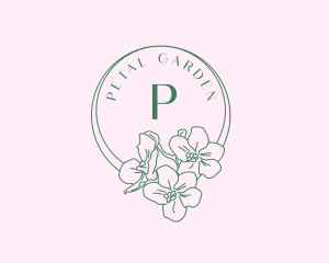 Orchid Flower Wellness Spa logo design