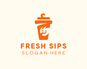 Beverage Drink Cup logo design