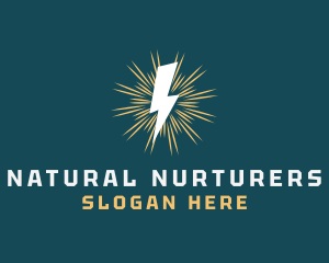 Natural Electric Company logo design