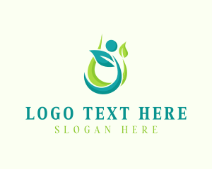 Natural Oil Leaf logo