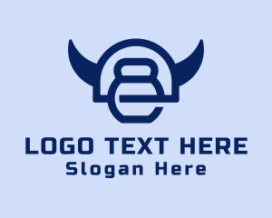 Blue Kettlebell Horns  logo