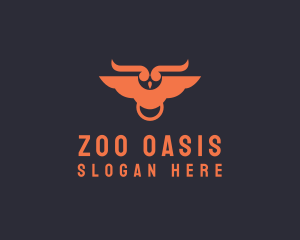 Horned Owl Zoo logo design