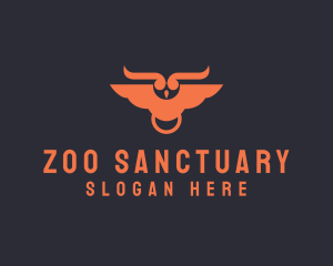 Horned Owl Zoo logo design