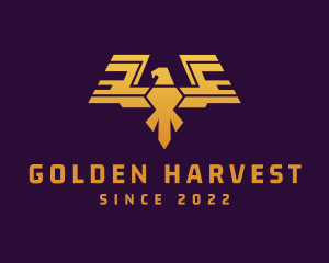 Golden Eagle Wings logo design